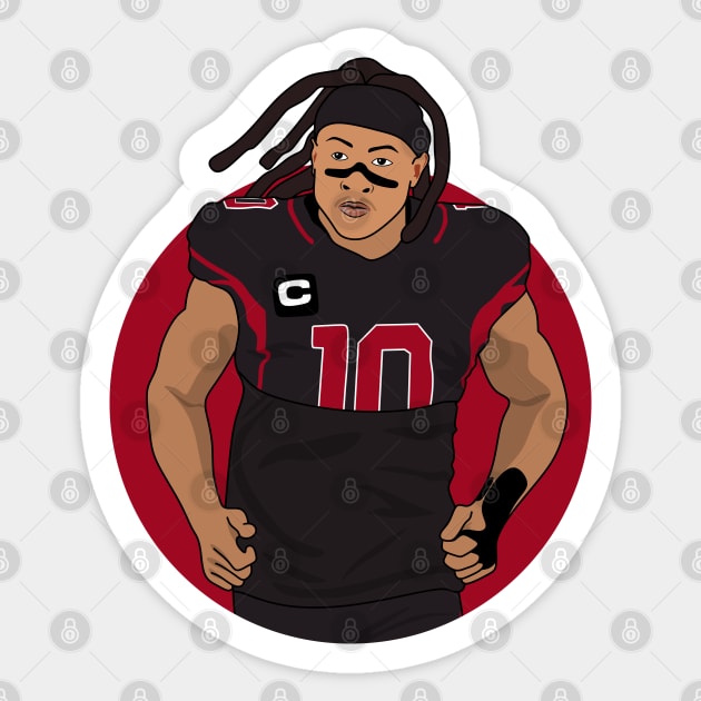 Hopkins the widereceiver Sticker by rsclvisual